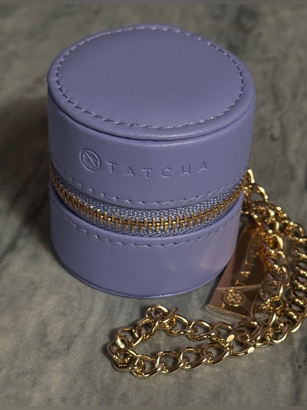 Tatcha Limited Edition Carry Your Kissu Purple Case Keepsake Bag Charm